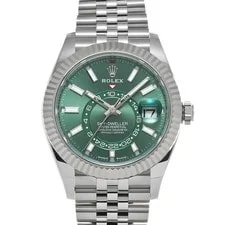 Rolex — Rolex Sky-Dweller 336934 42mm Stainless Steel Green #WW338 — Watch — resale