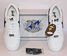 BAPE — Bape STA Size 10 New Foot Soldier Bapesta With Box — Sneaker — resale