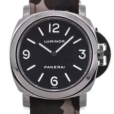 Panerai — Discount Panerai Luminor Base PAM00112 Black Dial I#142164 — Watch — resale