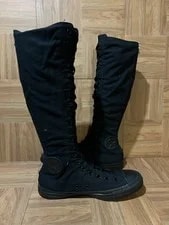 Converse — SZ 7.5 - Converse Chuck Taylor Xx-hi Knee-high -Boots A12325C 9.5 — Sneaker — resale