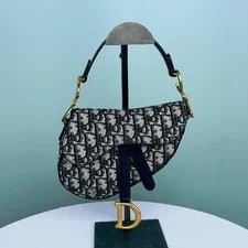 Dior — Dior Saddle Embroidered Print Magnetic Buckle - Excellent #1F3XCA3 — Handbag — resale