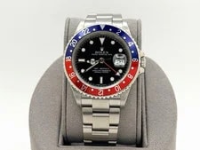 Rolex — Rolex GMT Master II Pepsi 16710 40mm Red and Blue Bezel Stainless Steel — Watch — resale