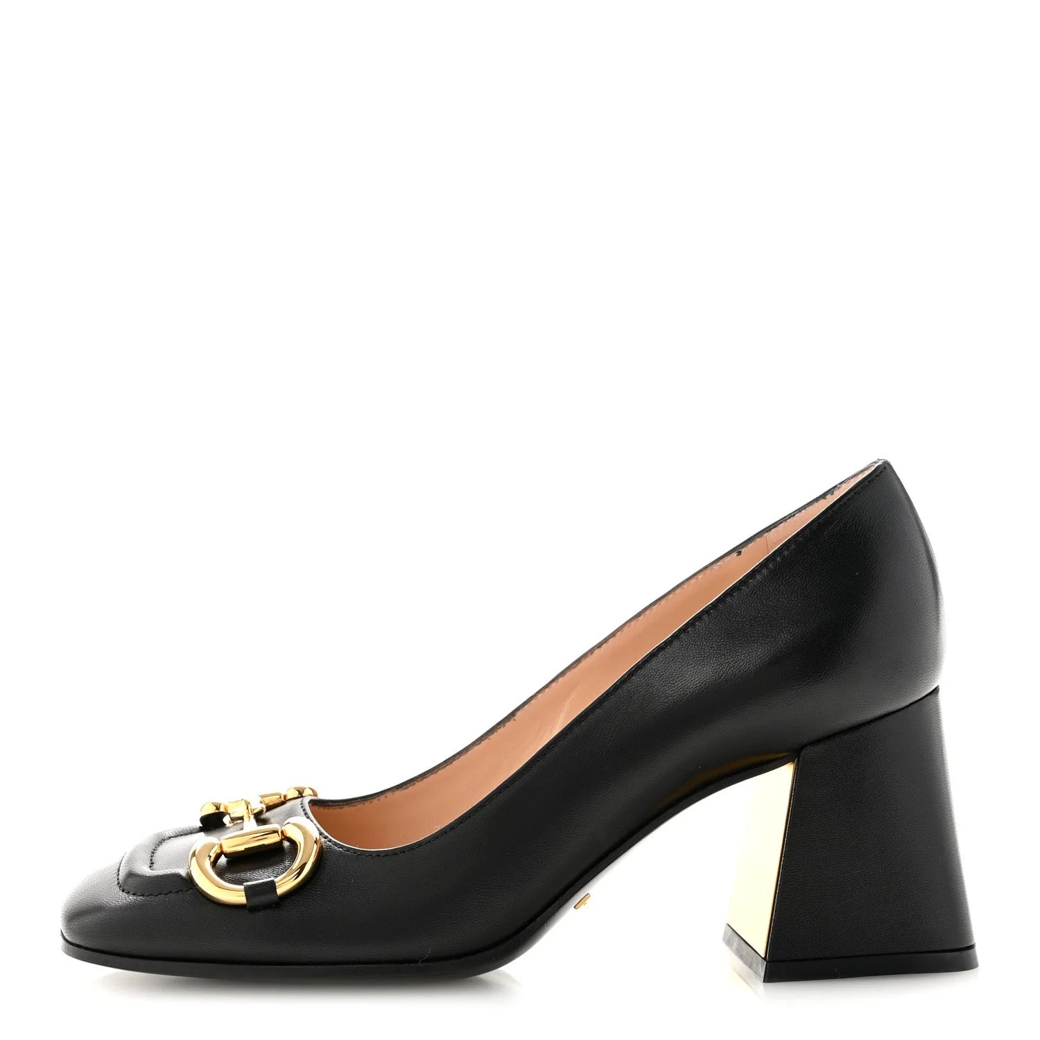 Gucci — Malaga Kid Horsebit 75mm 36 — Designer Shoe — resale