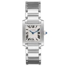 Cartier — Cartier Small Tank Francaise Stainless Steel in Matte Finish. (2384) — Watch — resale