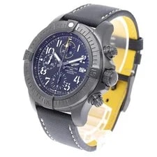Breitling — Breitling Avenger Chronograph 45 V13317 45mm Titanium Black Dial Leather #C153 — Watch — resale