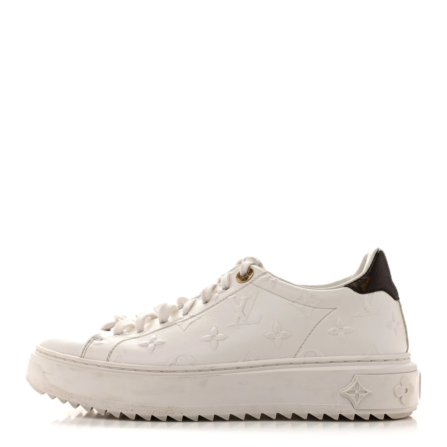 Louis Vuitton — Printed Time Out Trainer Sneakers 37 — Sneaker — resale