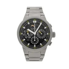IWC — IWC GST Perpetual Calendar Titanium Auto 43 Bracelet Black Dial IW3756-03 — Watch — resale