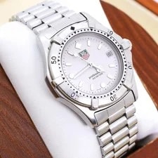 TAG Heuer — Working TAG Heuer Professional Silver Date 3767 — Watch — resale