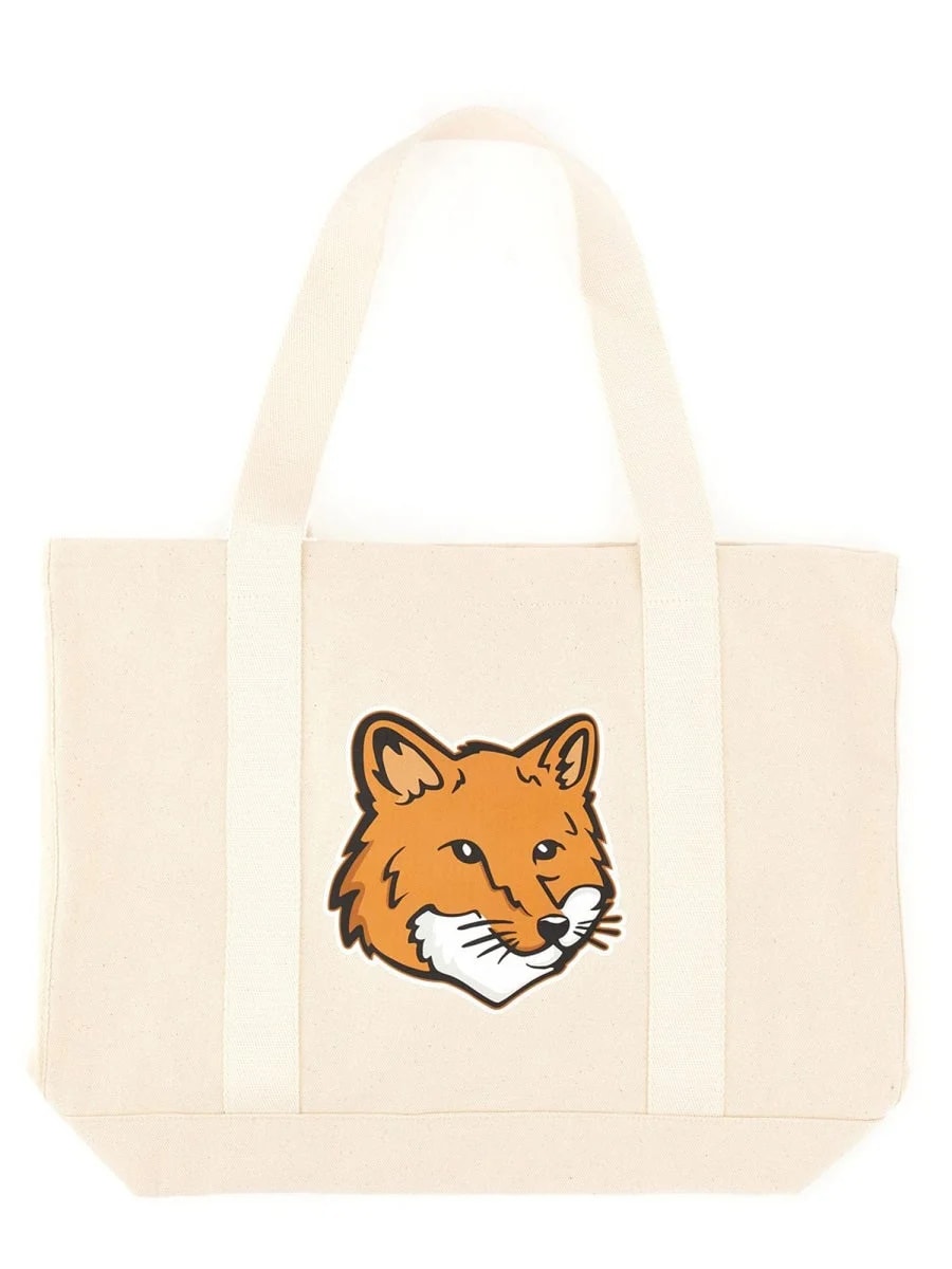 Maison Kitsuné — Maison Kitsuné Fox Head Print — — Handbag — resale