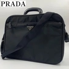 Prada — Prada Triangle Logo 2way Business Auth — Handbag — resale