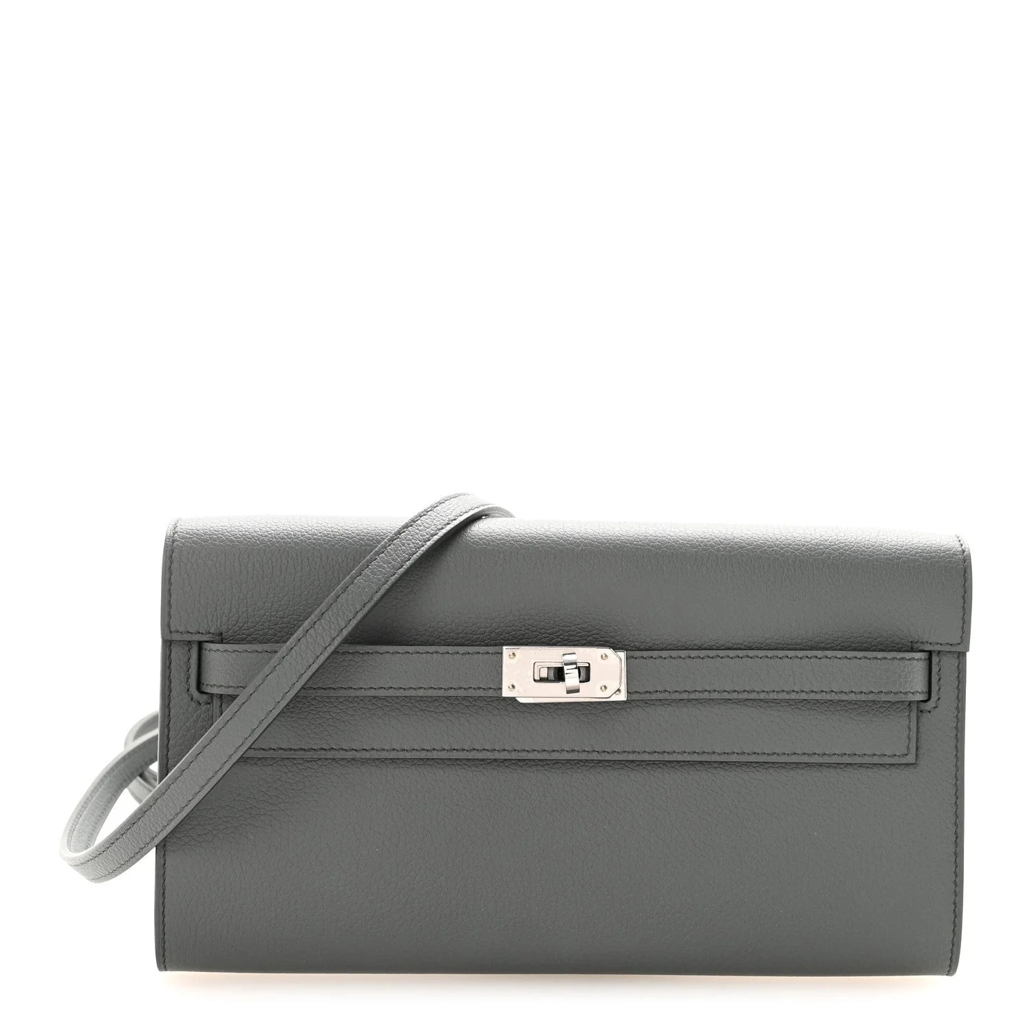 Hermès — Evercolor Kelly Wallet To Go Amande — Handbag — resale
