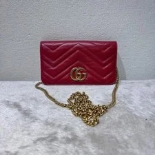 Gucci — Gucci GG Marmont Wave Crossbody With - Fair #SDI03K — Handbag — resale