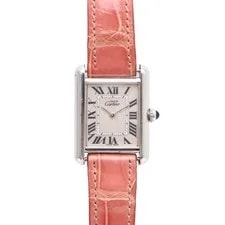 Cartier — Cartier Silver Must de Small Quartz Leather Band 154430361 — Watch — resale