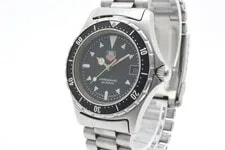 TAG Heuer — 【Near 】Tag Heuer 2000 Professional 973.013R Black Qz 35mm ’S From Japan — Watch — resale