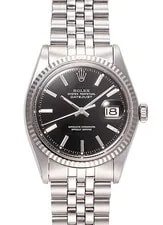 Rolex — Rolex Datejust 1601 / 4 White Gold / Stainless Steel 36mm Fluted 1960 #KMW1267 — Watch — resale