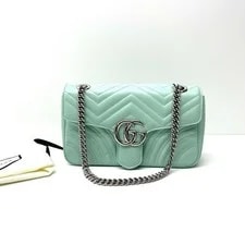 Gucci — Gucci GG Marmont Chevron Chain — Handbag — resale