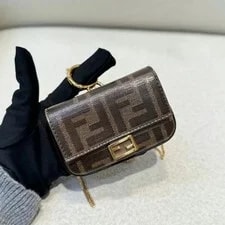 Fendi — Fendi Baguette Nano Monogram Crossbody — Handbag — resale