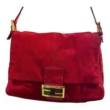 Fendi — Fendi Mamma Baguette Glitter Buckle — Handbag — resale