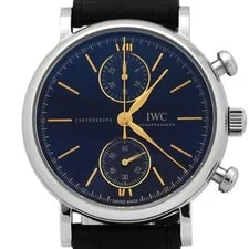 IWC — IWC Port Fino Chronograph IW391404 Automatic Black Dial Warranty — Watch — resale