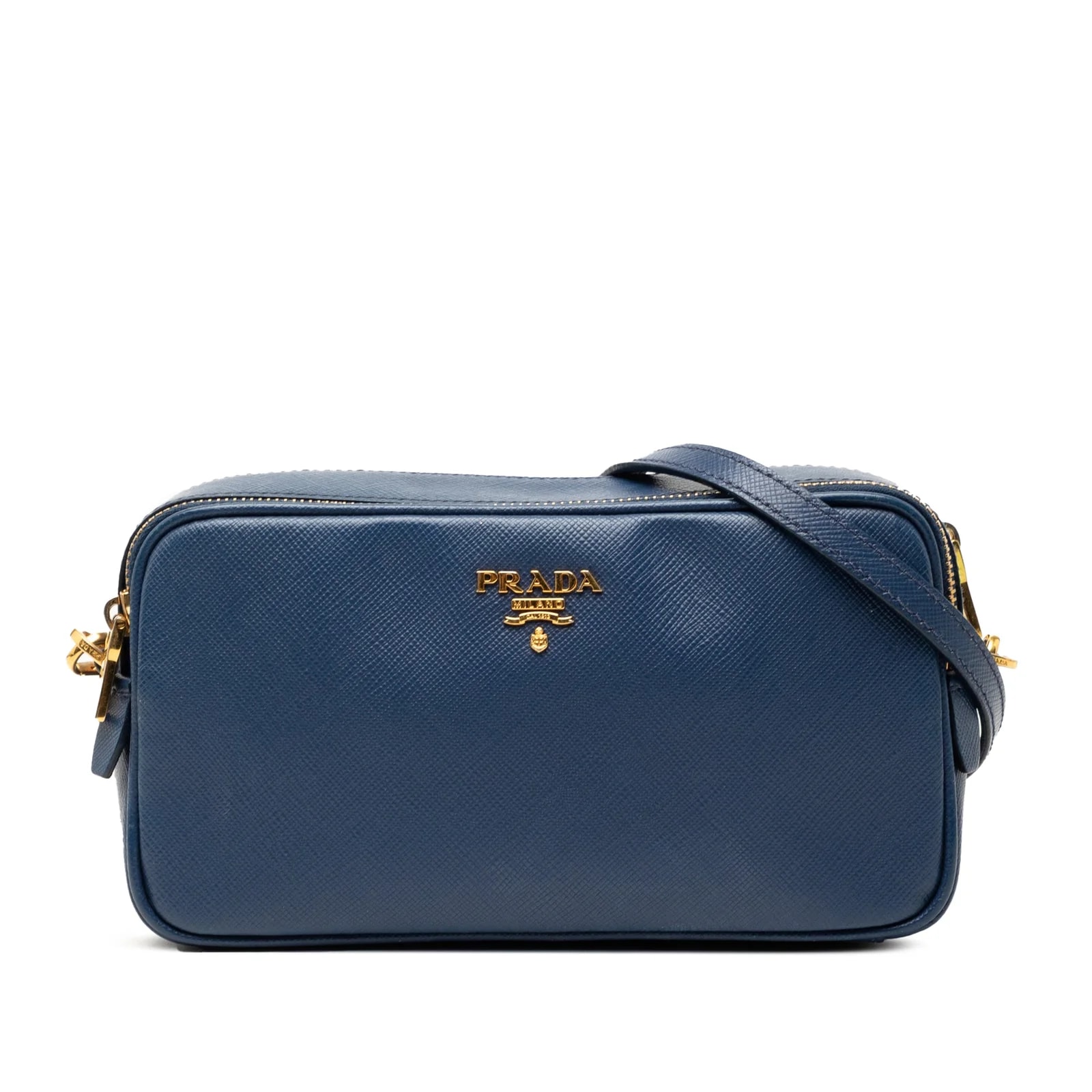 Prada — Mini Double Zip Crossbody — Handbag — resale