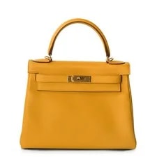 Hermès — Hermès Kelly 28 Retourne Ambre GHW — Designer Shoe — resale