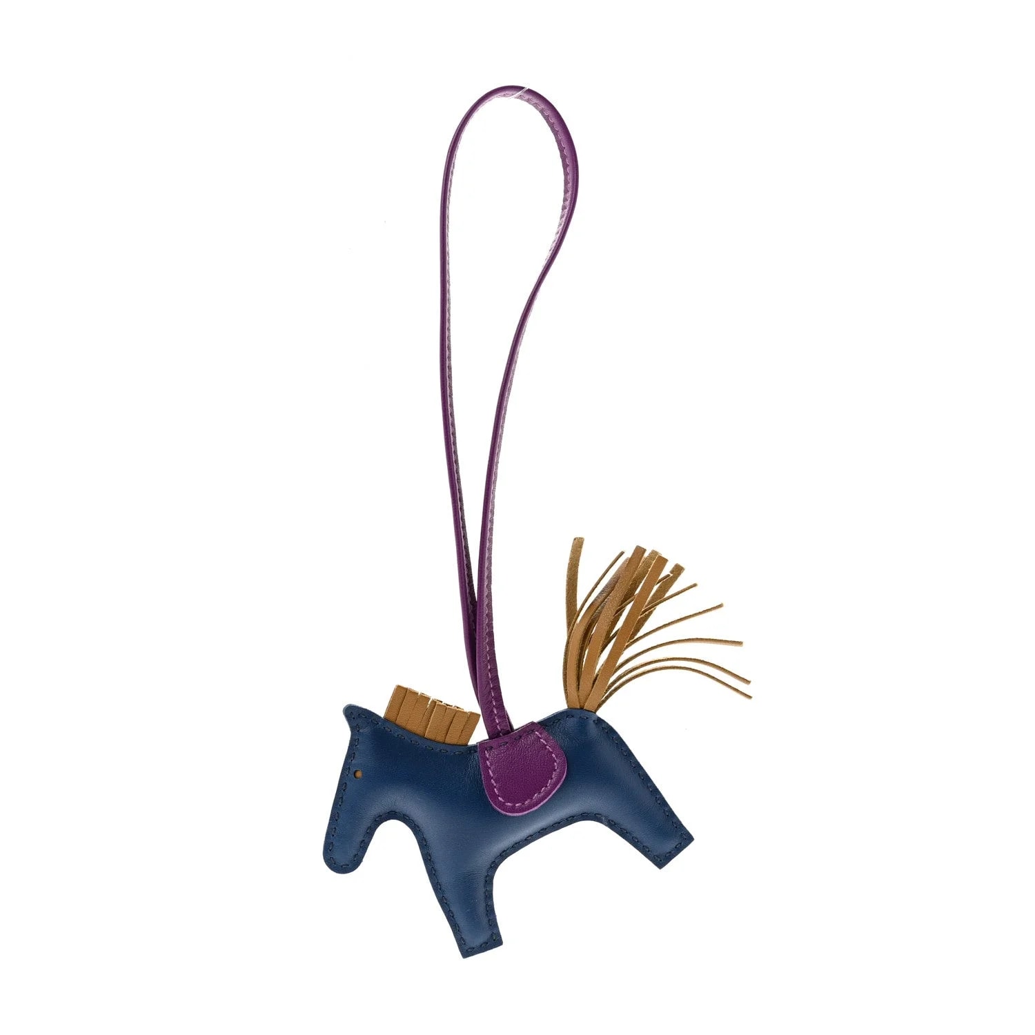 Hermès — Milo Grigri Rodeo Horse Bag Charm de Malte Kraft — Accessory — resale