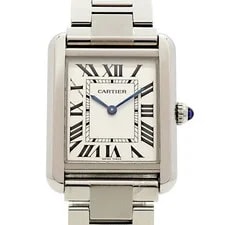 Cartier Tank Solo SM W5200013 Silver Dial Authentic From Japan