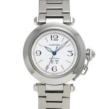 Cartier — Cartier Pasha C W31044M7 ( 2475) 35mm Stainless Steel White #WW2971 — Watch — resale