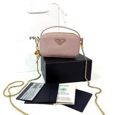 Prada — Prada Triangle Logo Mini Chain — Handbag — resale