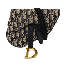 Dior — Dior Saddle Embroidered Monogram Logo Saddle - Good #19H7351 — Handbag — resale