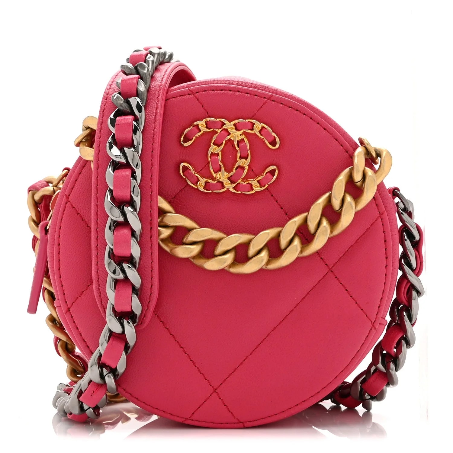Chanel — Chanel 19 Round With Chain — Handbag — resale