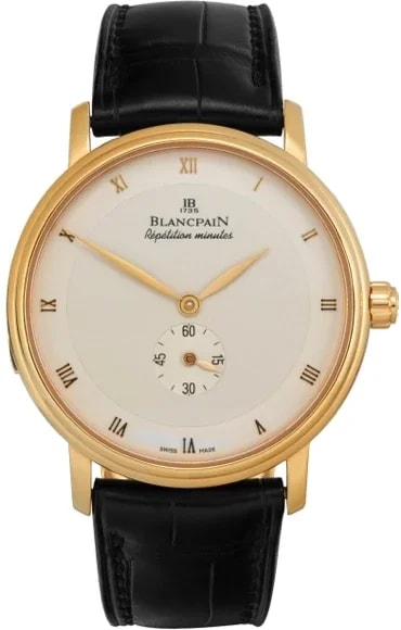 Worldofluxuryus — Blancpain Villeret Répétition Minutes 18K Rose Gold — Watch — resale
