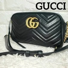 Gucci — Auth Gucci GG Marmont Chain Cross 447632 — Handbag — resale
