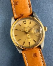 Tudor — Tudor Prince Oysterdate - Two-Tone - 14k Yellow Gold Fluted Bezel - 1987 - 34mm — Watch — resale