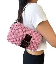 Fendi — Fendi Crochet Mamma Baguette — Handbag — resale