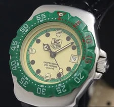 TAG Heuer — TAG Heuer Formula 372.508 Professional 200M Genuine Leather Strap — Watch — resale