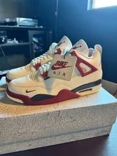 Air Jordan — Size 10.5 - Nigel Sylvester X Air Jordan 4 Retro OG SP After — Sneaker — resale