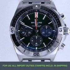 Breitling — Breitling Chronomat B01 42 Bentley AB01343A1L1A1 42mm Green Dial — Watch — resale