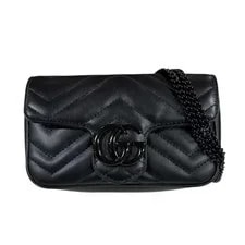 Gucci — Gucci Super GG Marmont Chain — Handbag — resale