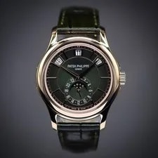Patek Philippe — Patek Philippe Annual Calendar Moonphase 5205R-011 | Green | Full Set — Watch — resale