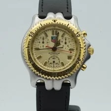 TAG Heuer — TAG Heuer SEL S/el Quartz Chronograph 38mm Leather TH252 — Watch — resale