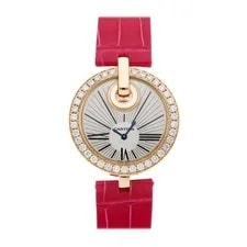 Cartier — Cartier Captive Yellow Gold Diamond 35mm Quartz Pink Strap WG600010 — Watch — resale