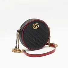 Gucci — Gucci GG Marmont Color-Blocked Logo Quilted Chain - Very Good #9QQP2W — Handbag — resale