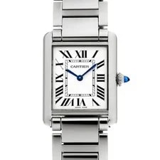 Cartier — Cartier Tank WSTA0052 ( 4323) 33.7mm Stainless Steel Silver #WW3685 — Watch — resale