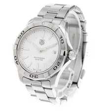 TAG Heuer — TAG Heuer Aquaracer WAP1111 40mm SS Silver Dial Quartz Date #C661 — Watch — resale