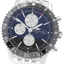 Breitling — Breitling Y24310 Chronoliner Date GMT Automatic Chronograph Black SS — Watch — resale