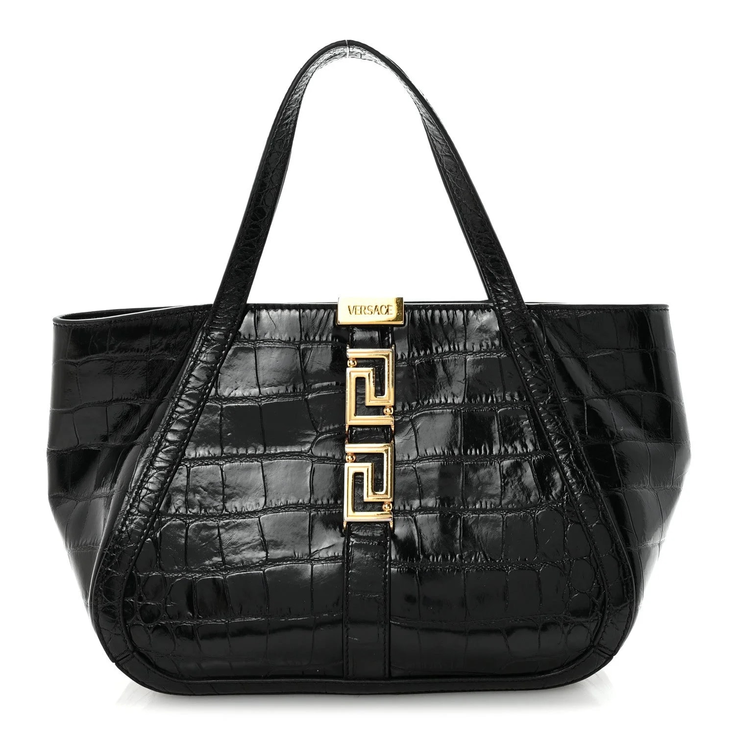 Versace — Embossed Small Greca Goddess — Handbag — resale