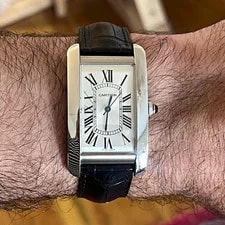 Cartier — Cartier Tank Américaine Automatic WSTA0018 SS Silver Dial Warranty! — Watch — resale