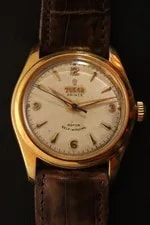Tudor — C. 1954 Tudor Prince Ref #7808 W/ Gold Capped Case & Cal 390 Auto Mvmt (TU-083) — Watch — resale