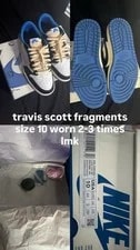 Travis Scott — Travis Scott fragment — Sneaker — resale